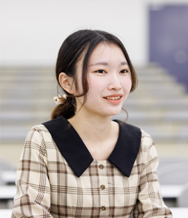 工学部 建築学科 建築学専攻 ３年 小林 梨乃さん