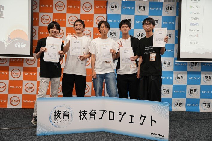 最優秀賞に輝いた「完全に理解した」チーム